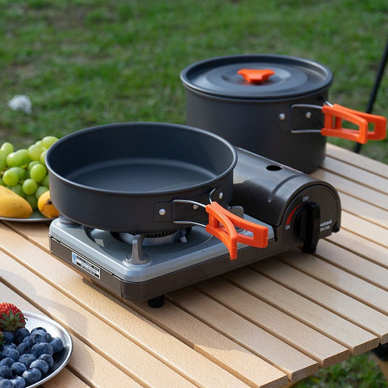 مجموعة أواني طهي للتخييم خفيفة - مراجعة Camping Cooking Mess Kit وسعره
