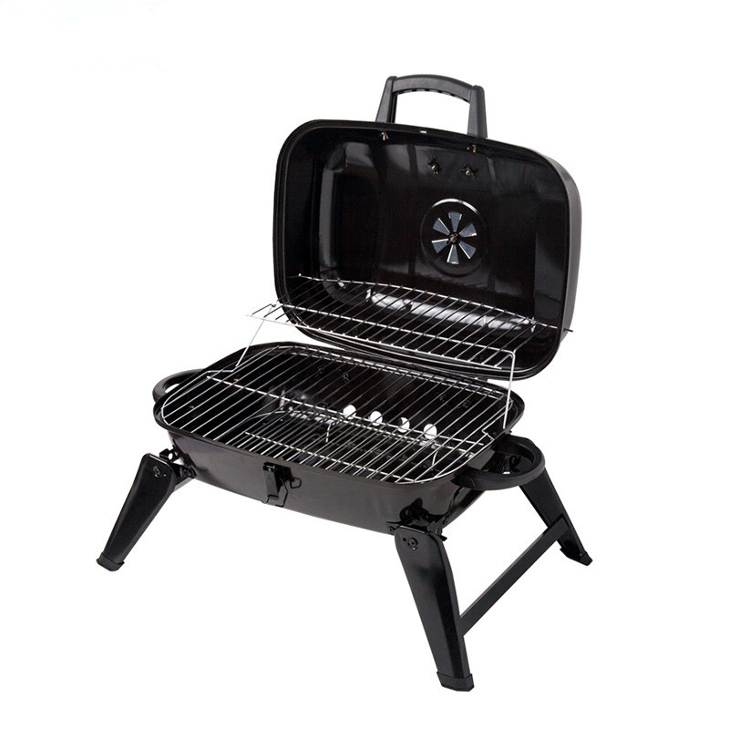 شواية فحم سوداء مقاس 18 بوصة ل - مراجعة Camp Grill Portable Folding وسعره