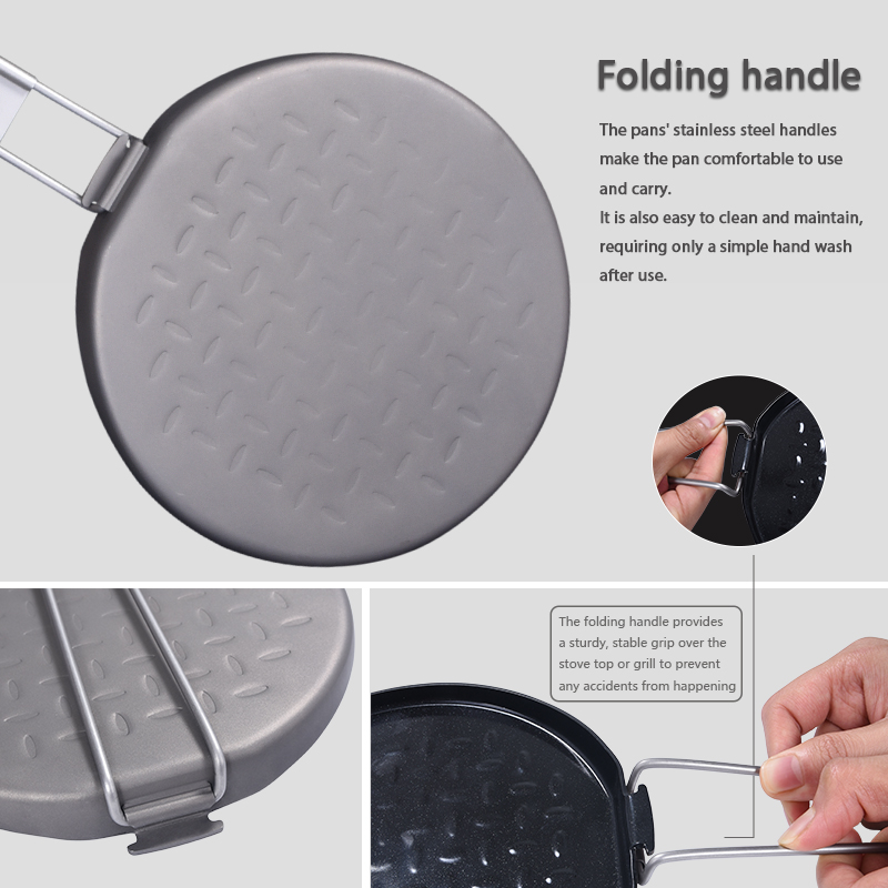 لا حدود لها رحلة التيتانيوم غي - مراجعة Camping Cooking Set Non Stick وسعره