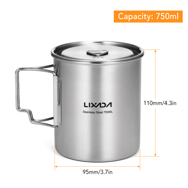 كوب من الفولاذ المقاوم للصدأ ب - مراجعة Camping Cooking Cup وسعره
