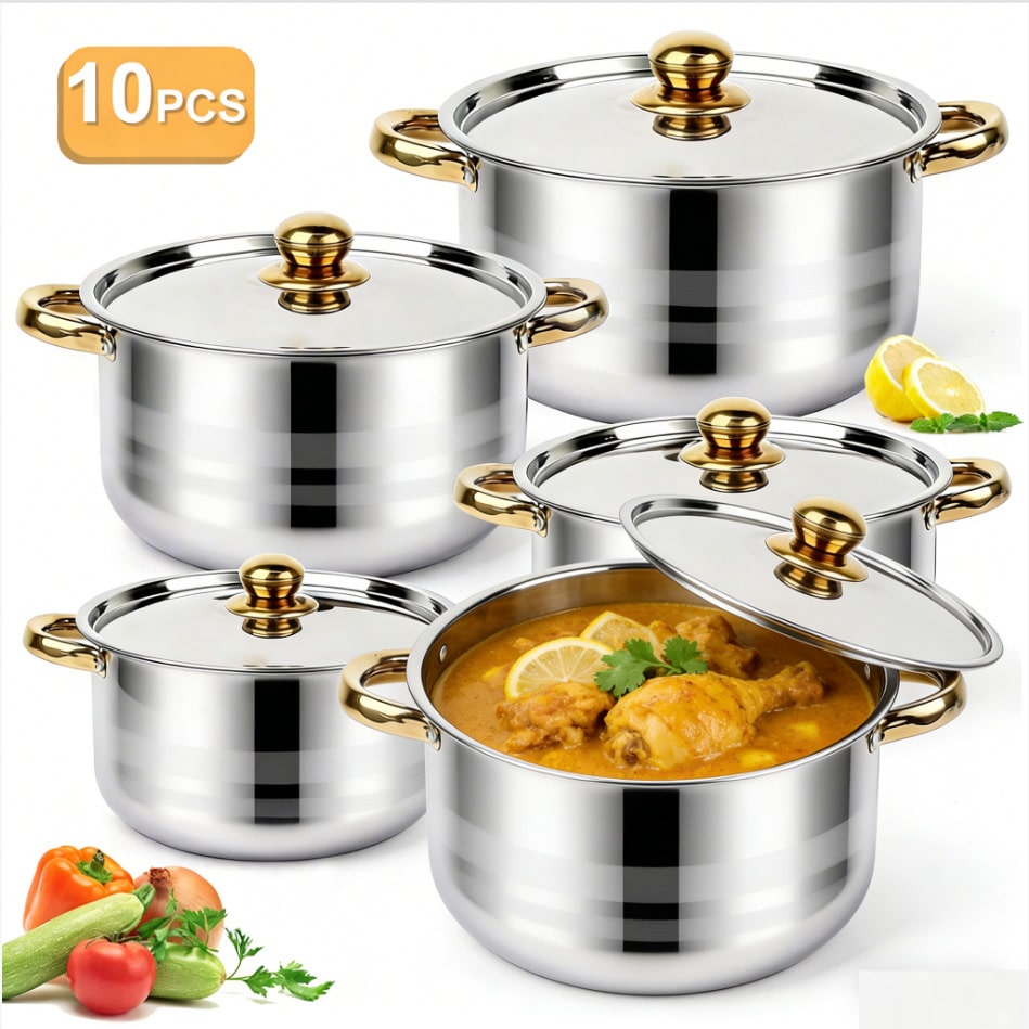طقم أواني طهي فاخرة وعصرية من  - مراجعة Camping Cooking Tool Set وسعره