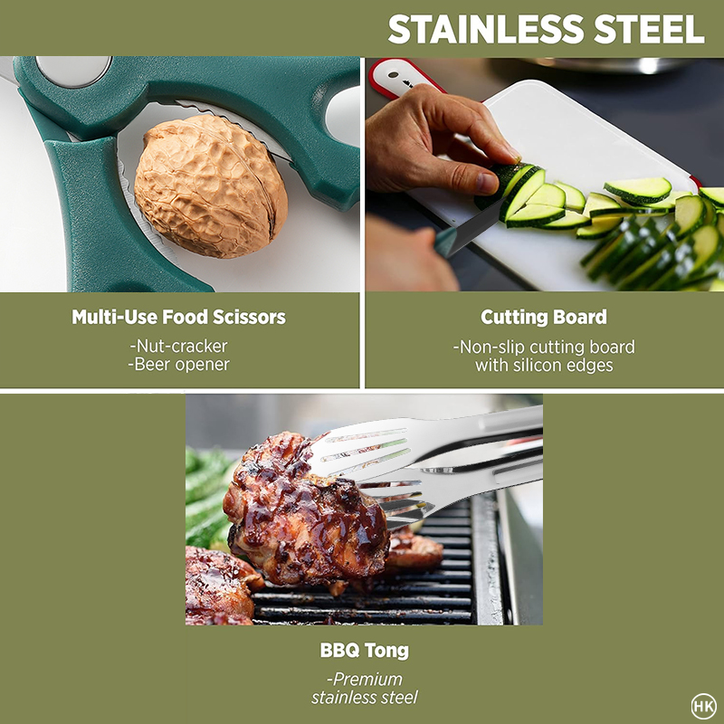 مجموعة طهي للتخييم مكونة من 13 - مراجعة Camping Cooking Essentials وسعره