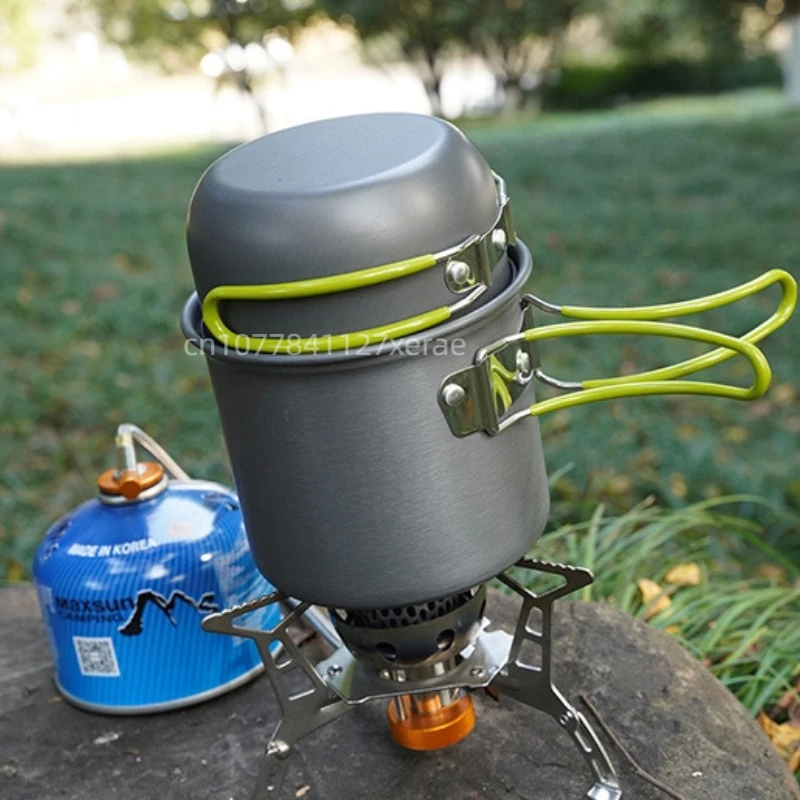 في الهواء الطلق المنزلية المحم - مراجعة Camping Cooking Mess Kit وسعره