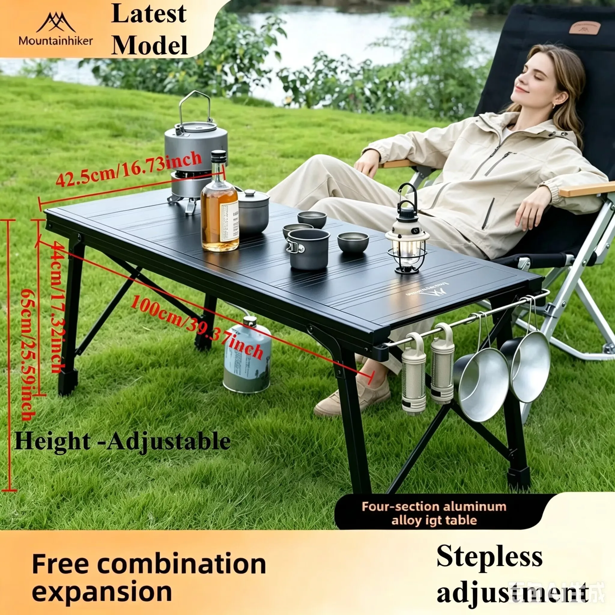 طاولة تخييم IGT قابلة للطي ومط - مراجعة Japanese Camping Cooking وسعره