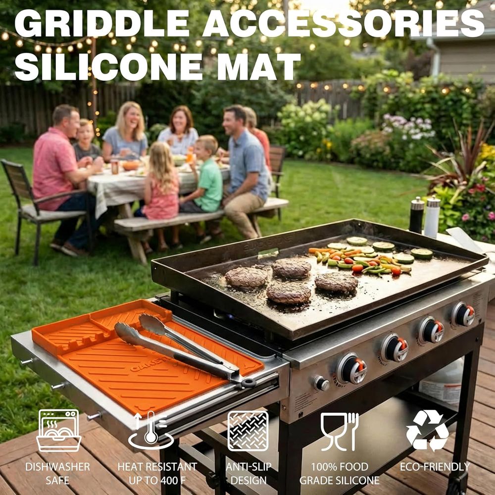 حصائر شواء سيليكون أو ملحقات ا - مراجعة Camping Cooking Bbq وسعره
