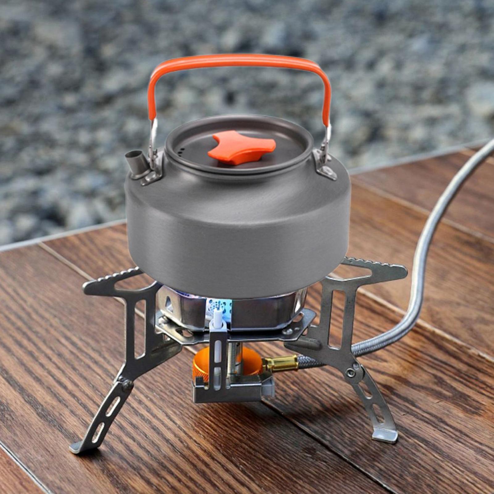 الظهر مجموعة الطبخ المقالي الت - مراجعة Camping Cooking Set Non Stick وسعره