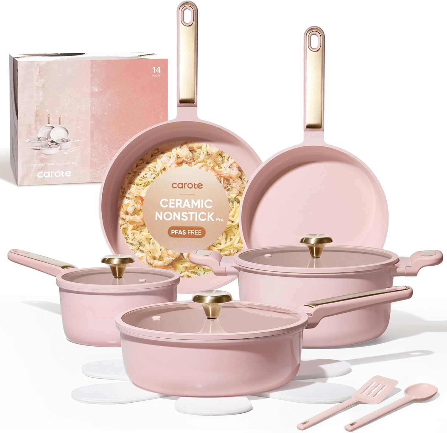 طقم أواني طهي سيراميك غير لاصق - مراجعة Camping Cooking Set Non Stick وسعره