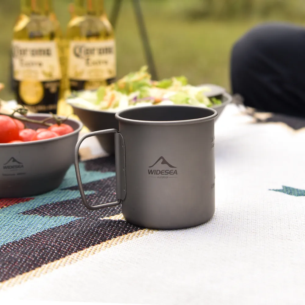 واسع كوب تيتانيوم أواني نزهة س - مراجعة Quechua Camping Cooking Set وسعره