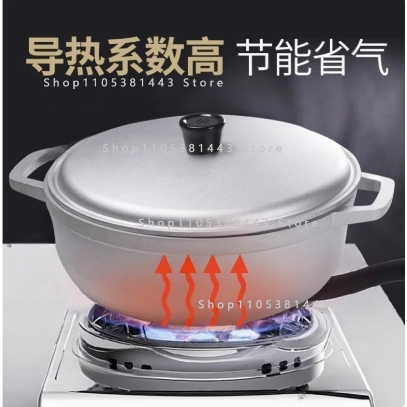 قدر شوربة صغير من سبائك الألوم - مراجعة Camping Cooking Without Gas وسعره
