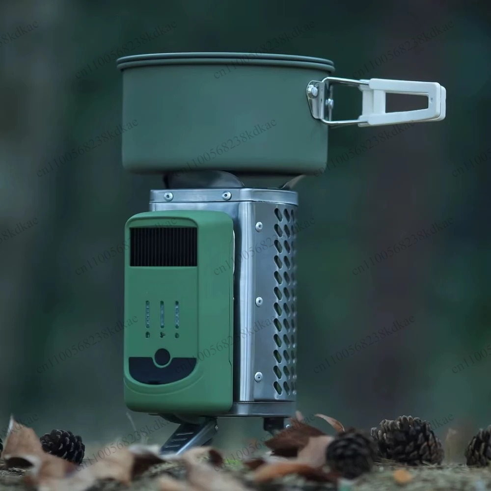 موقد خشبي محمول بدون دخان للتخ - مراجعة Camping Cooking Stove وسعره