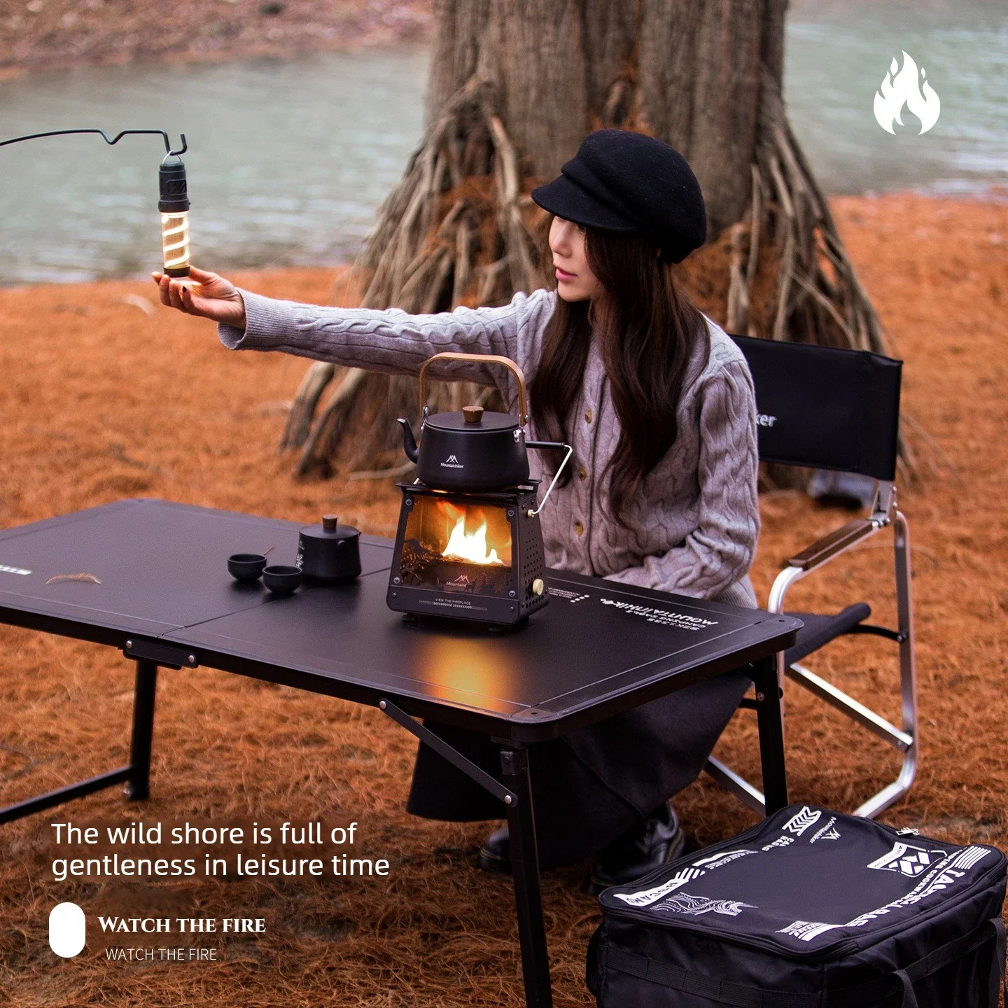 موقد نار محمول صغير من الفولاذ - مراجعة Camping Cooking Lightweight وسعره