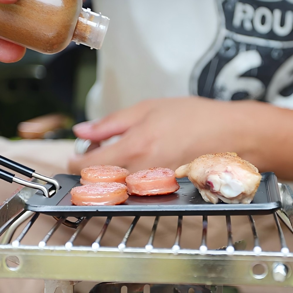 مقلاة تخييم محمولة للاستخدام ا - مراجعة Camping Cooking Meals وسعره