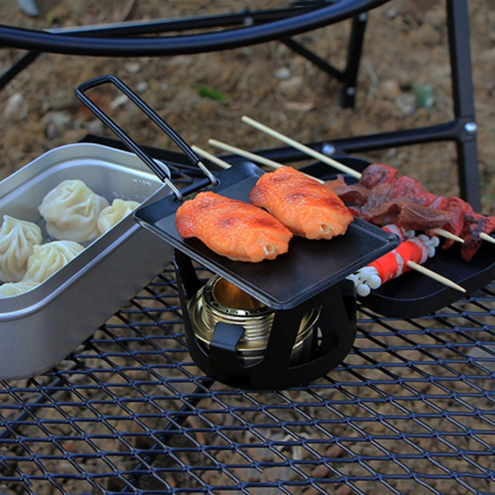 مقلاة تخييم محمولة للاستخدام ا - مراجعة Camping Cooking Meals وسعره