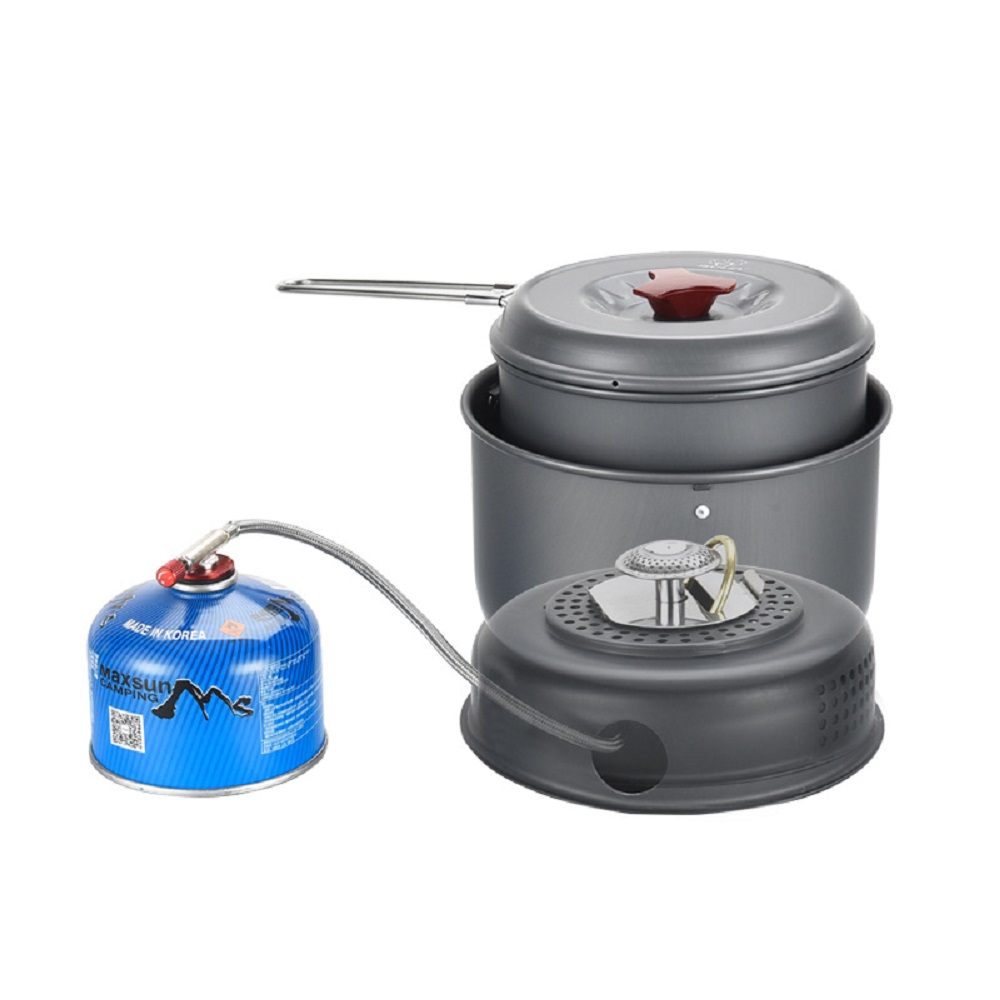 موقد غاز للتخييم Bulin BL100-Q - مراجعة Camping Cooking Pot Stainless Steel وسعره
