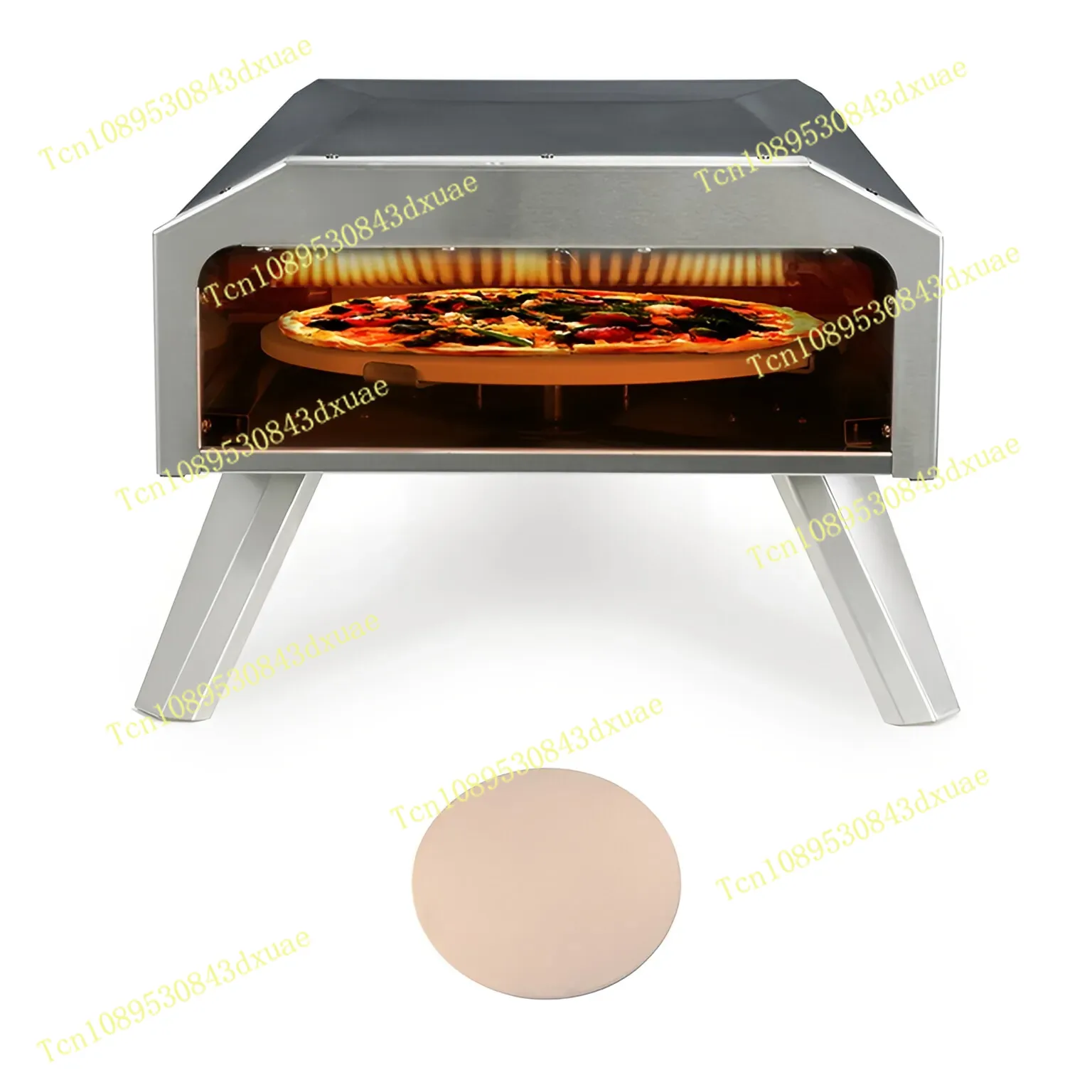 فرن بيتزا محمول قابل للطي يعمل - مراجعة Camping Cooking Stove وسعره