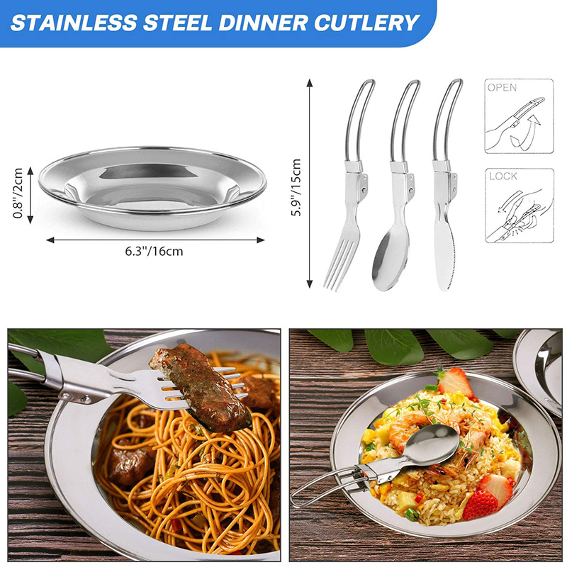 طقم أواني طهي للتخييم في الهوا - مراجعة Camping Cooking Set Non Stick وسعره