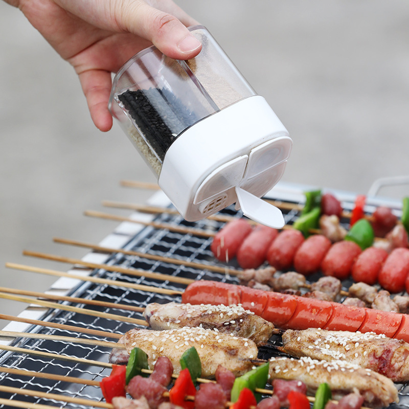 4in1 التخييم التوابل شاكر برطم - مراجعة Camping Cooking Set Non Stick وسعره