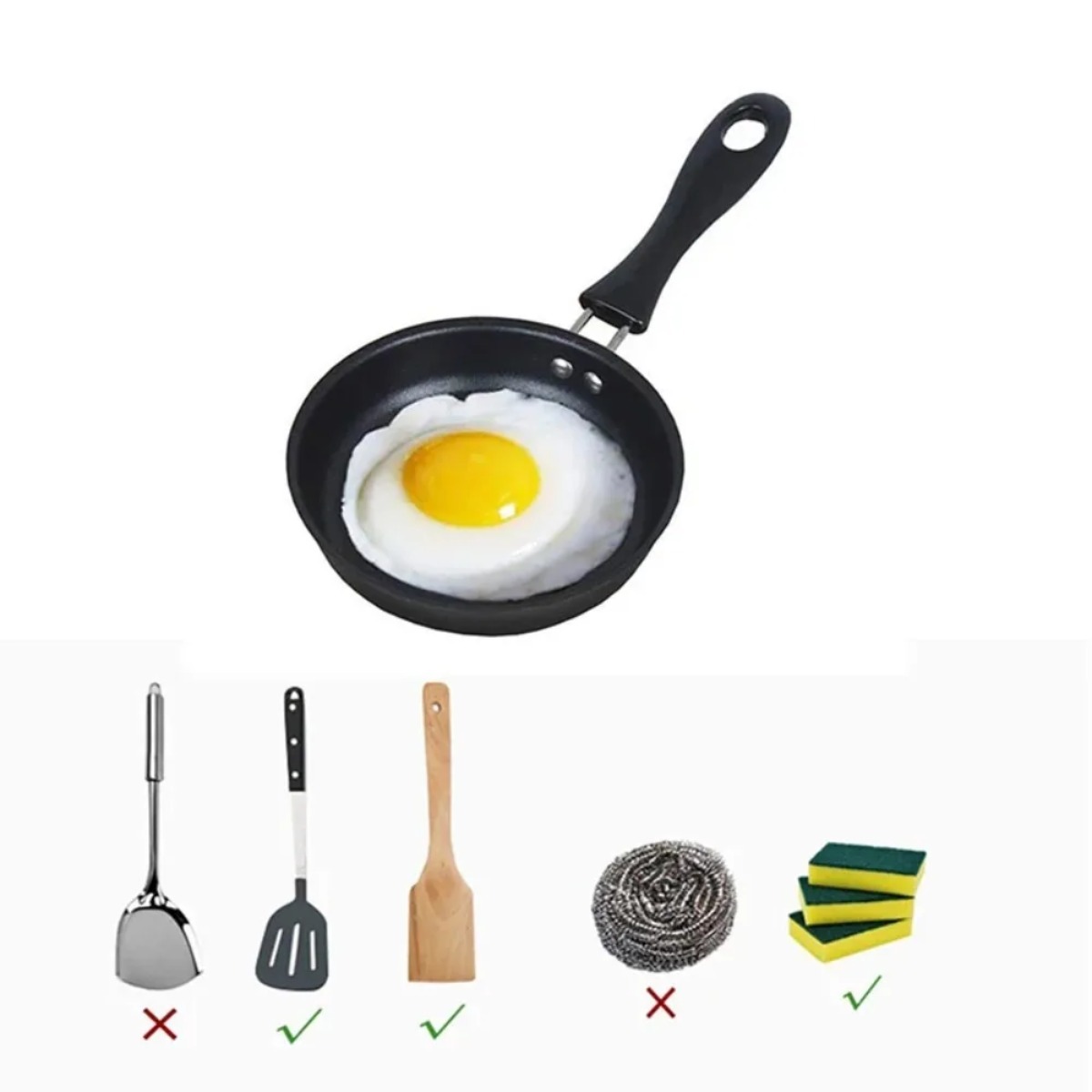 مقلاة صغيرة محمولة مقاومة للحر - مراجعة Camping Cooking Without Gas وسعره
