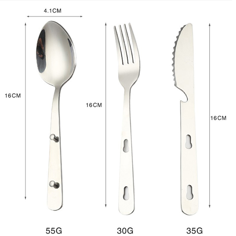 طقم أدوات طعام محمول للتخييم م - مراجعة Quechua Camping Cooking Set وسعره