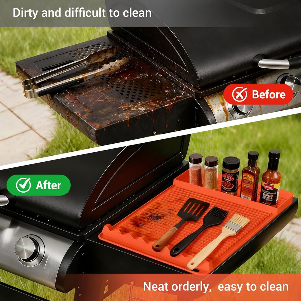 بساط شواء من السيليكون المقاوم - مراجعة Camping Cooking Bbq وسعره