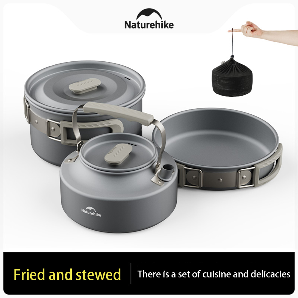 مجموعة أواني خارجية من Natureh - مراجعة Camping Cooking Lightweight وسعره
