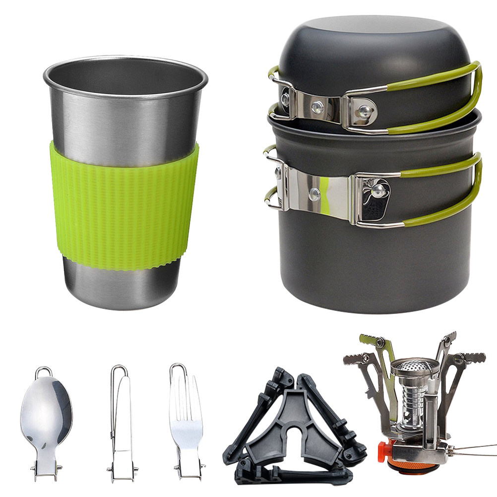 طقم أواني طهي للتخييم في الهوا - مراجعة Camping Cooking Lightweight وسعره